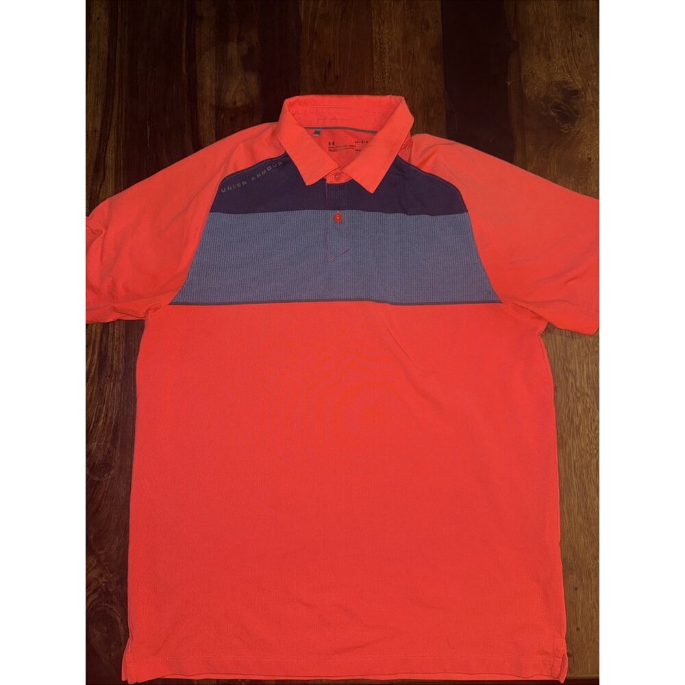 Under Armour Threadborne Body Map Golf Polo Men’s L Performance $80